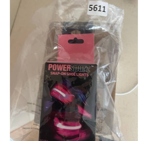 4ID Power Spurz LED Light-Up Shoe Heels 7 3/4"H x 3"W x 3"D Pink Pk Of 2 Lights - Picture 8 of 8